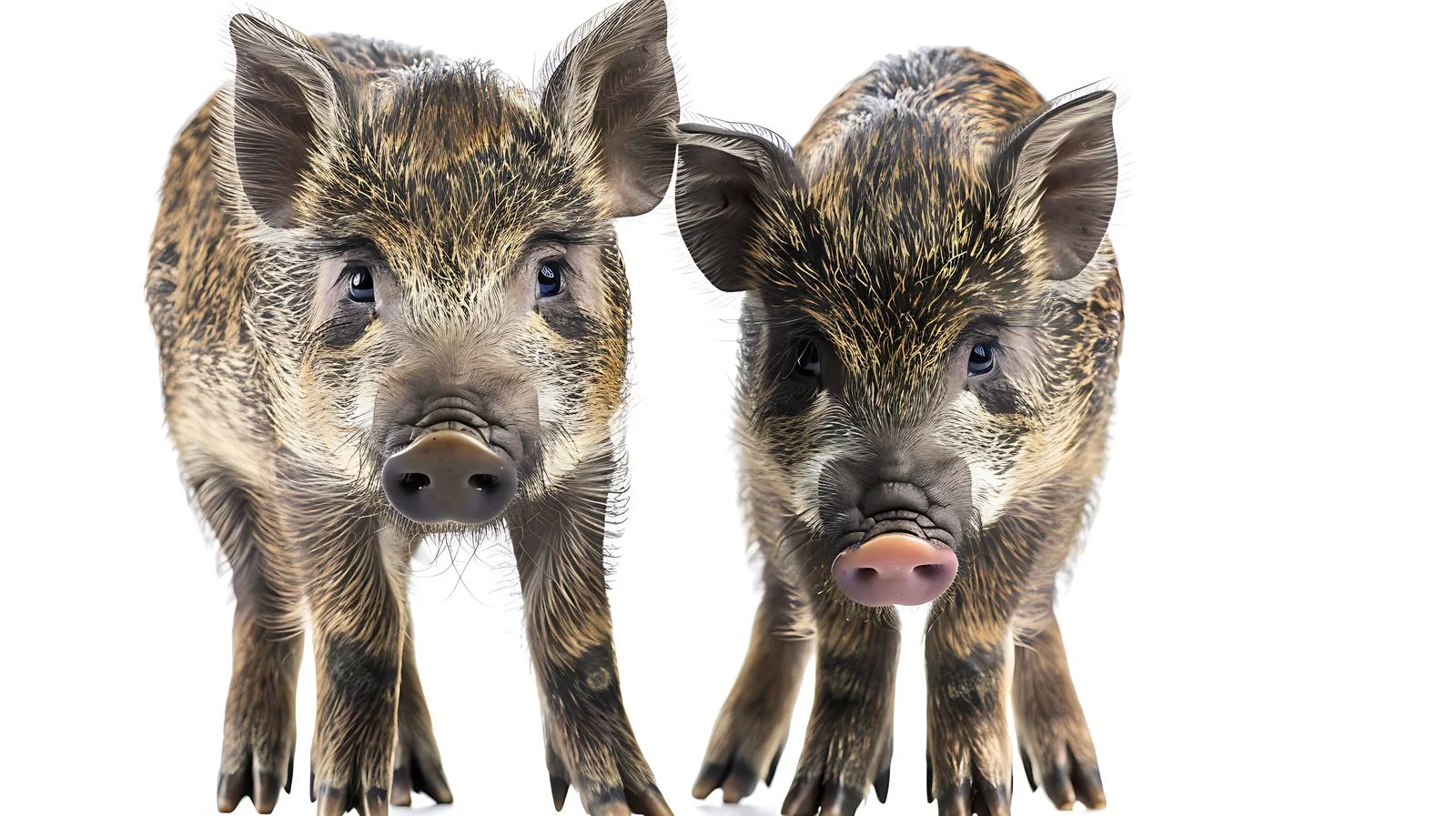 Close Up of Young Wild Boars — free download from Dotvec