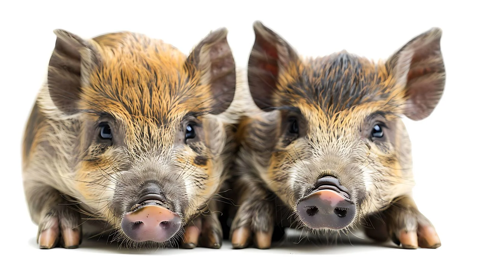 Close-up Portrait of Wild Boars — free download from Dotvec