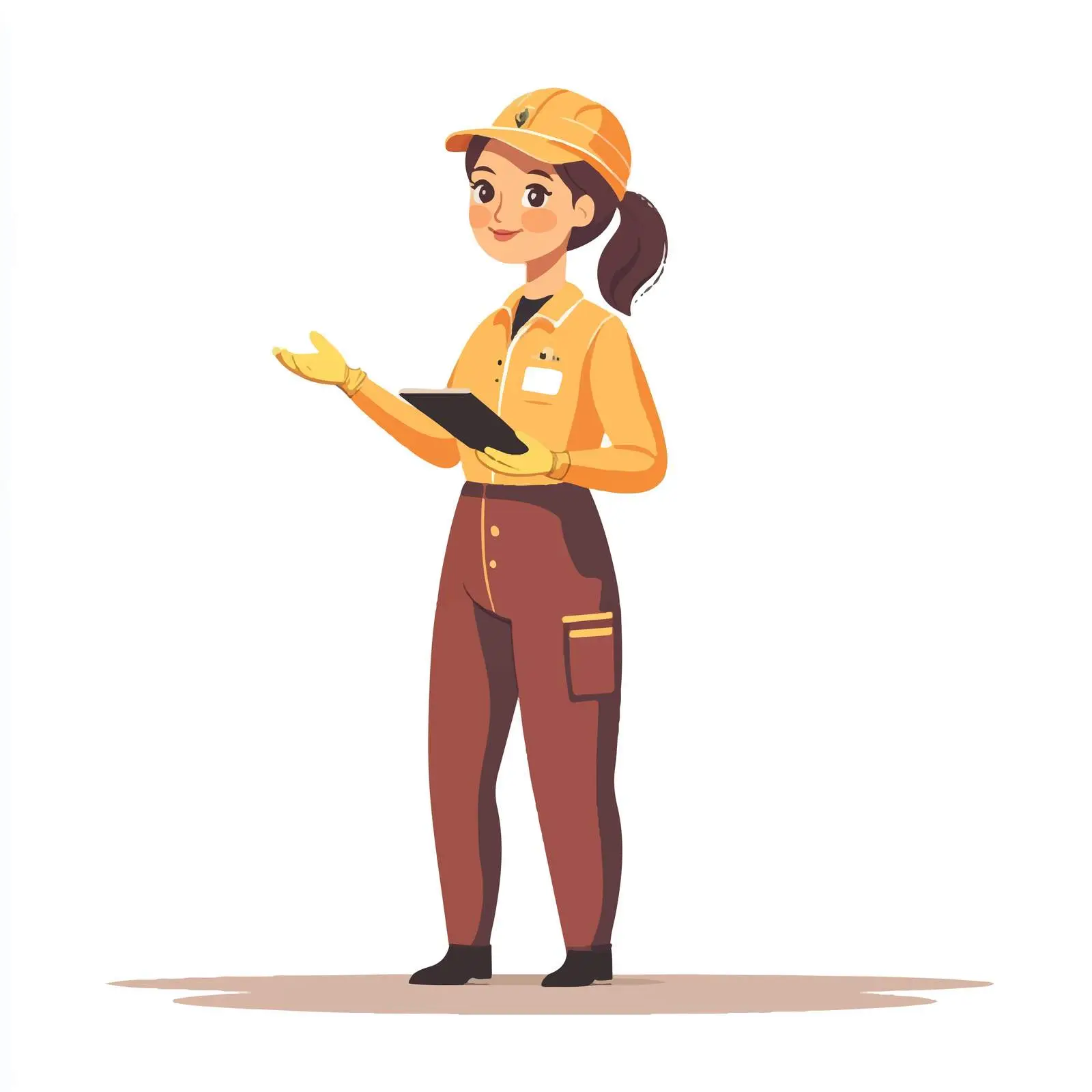 Female Car Technician in Uniform and Gloves — free download from Dotvec