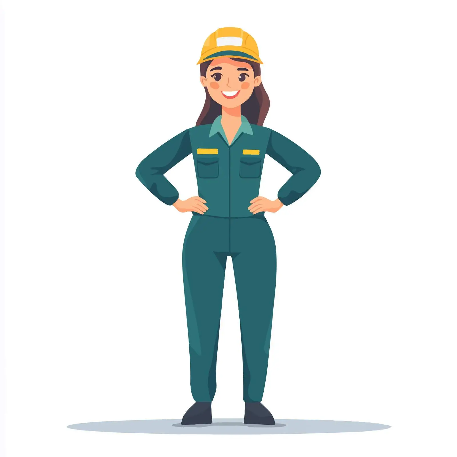 Young Woman Car Technician in Uniform — free download from Dotvec