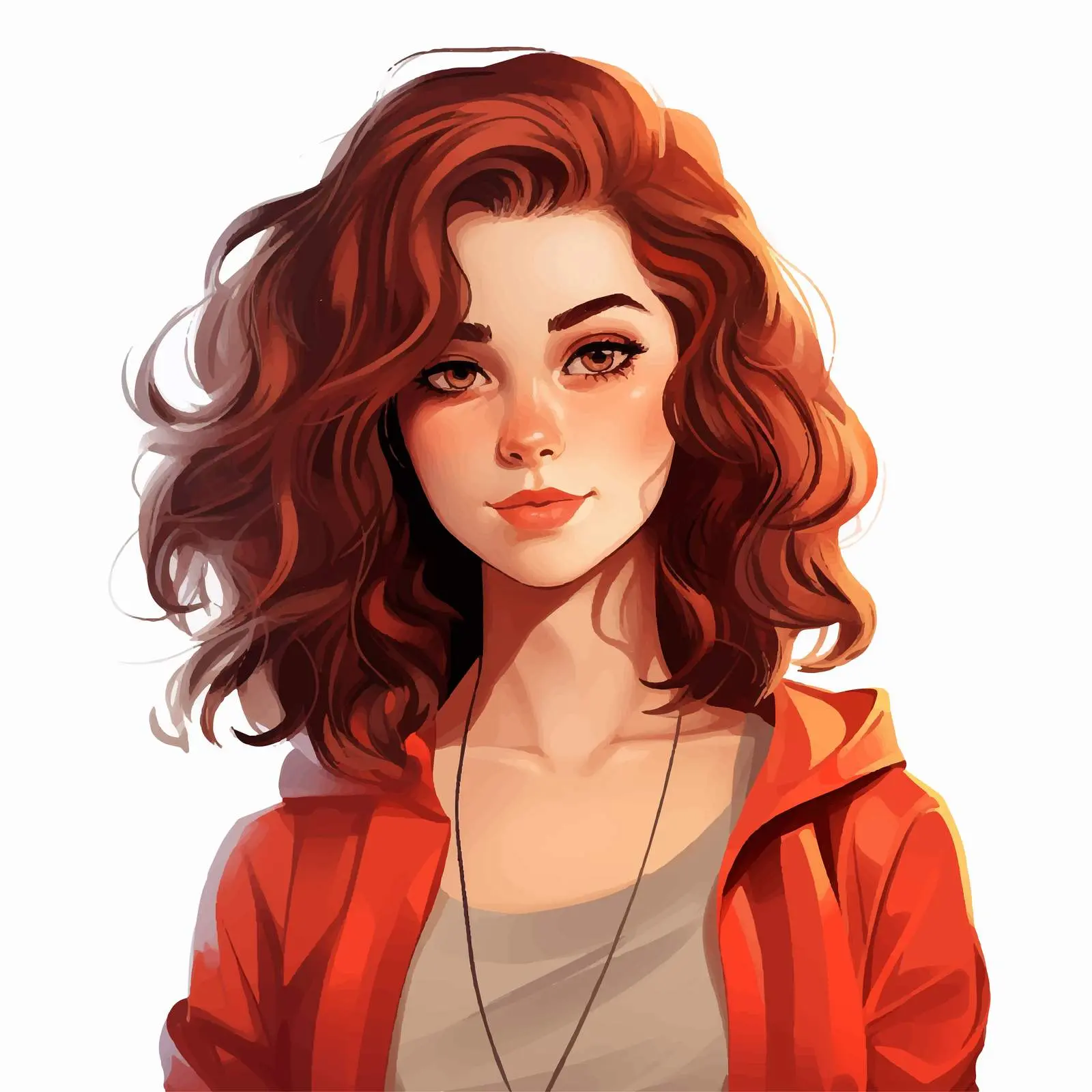 Young Woman Cartoon Vector Illustration — free download from Dotvec