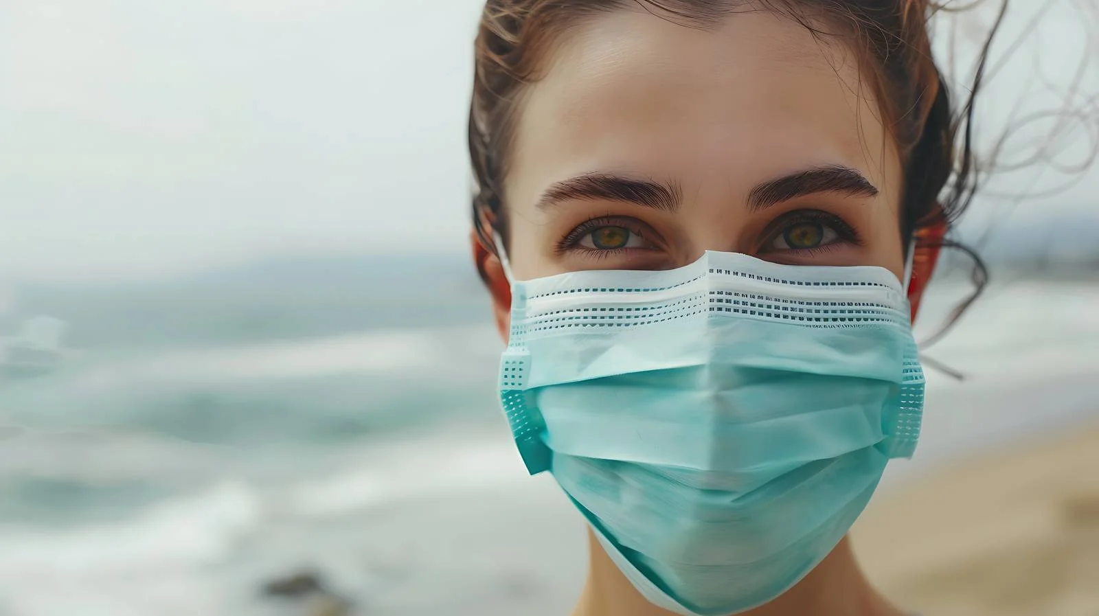 Healthcare Worker In Protective Face Mask — free download from Dotvec