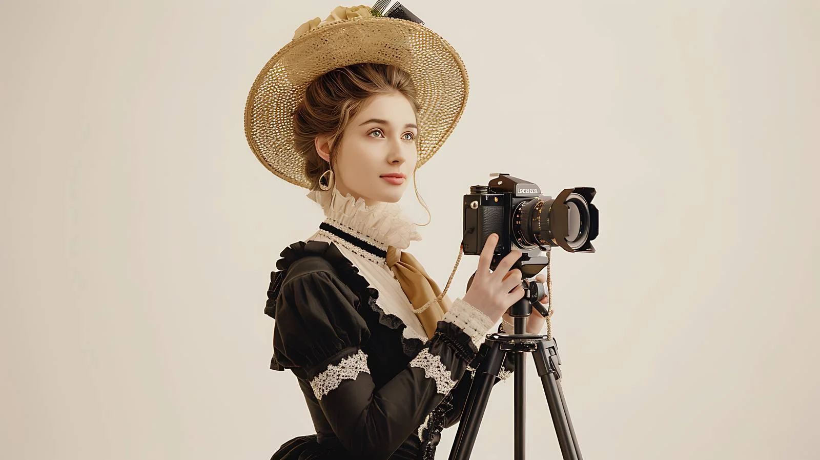 Victorian Era Fashion Portrait Outdoors — free download from Dotvec