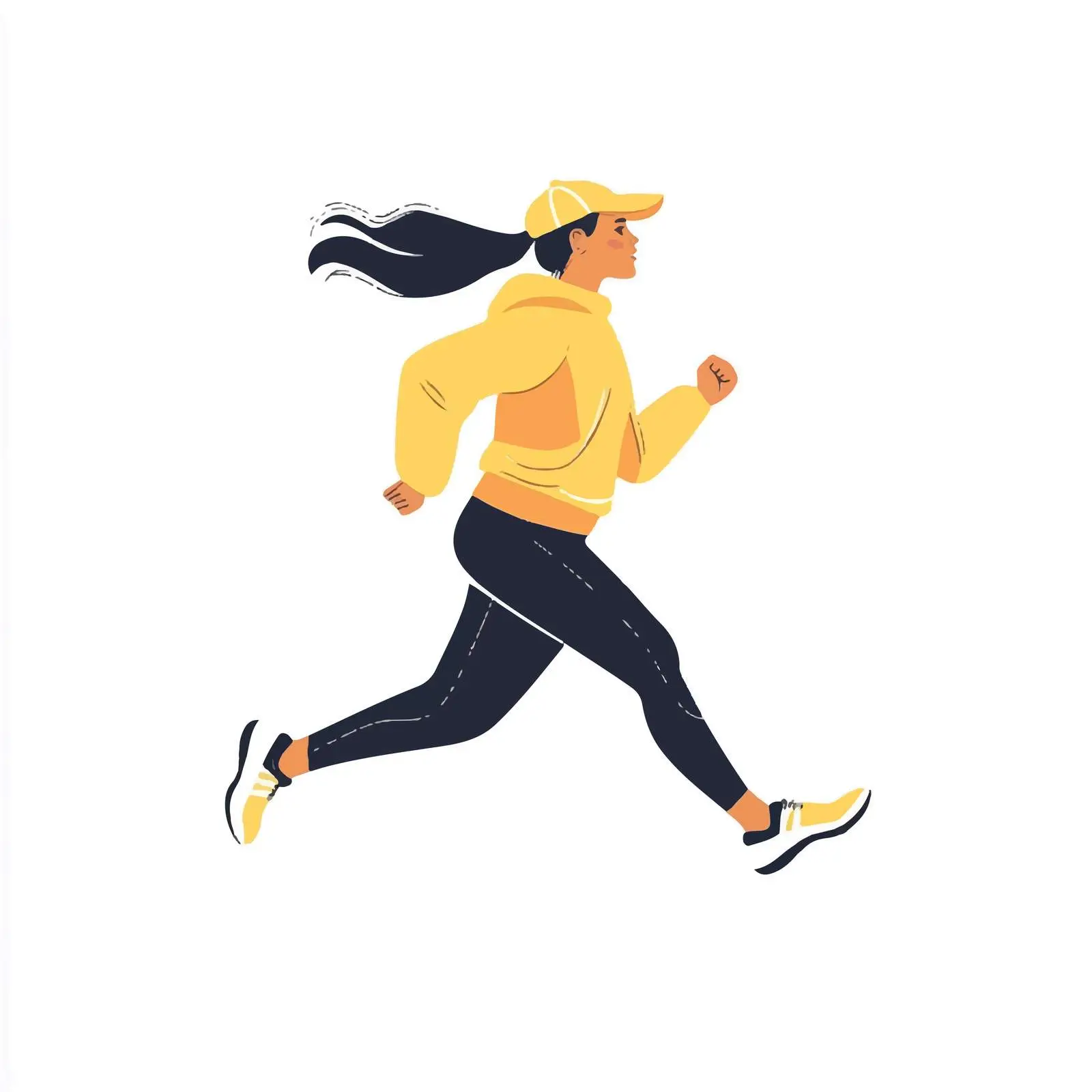 Young Woman Jogging in Sportswear — free download from Dotvec