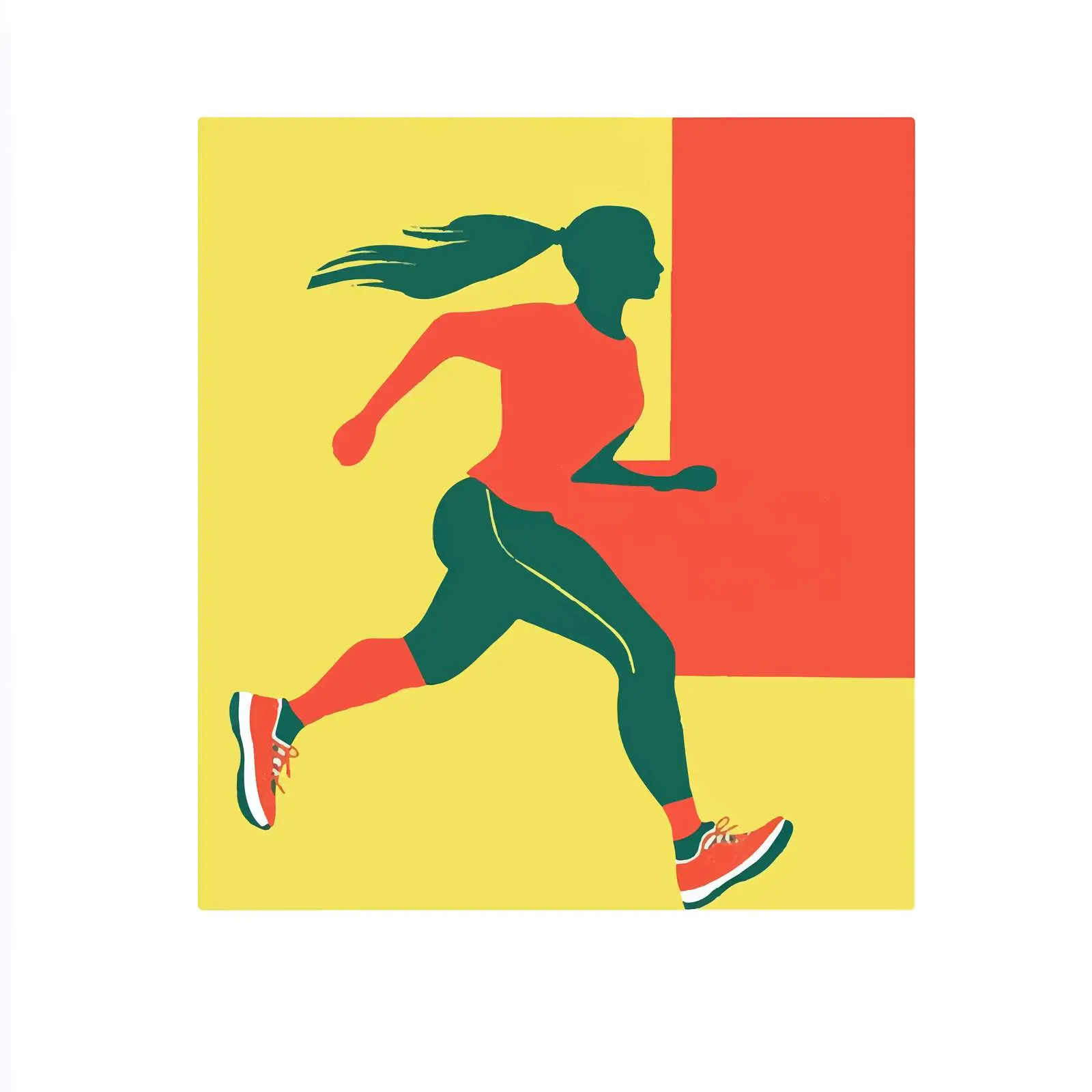 Female Athlete Jogging in Sportswear – free exercise motivation image from Dotvec