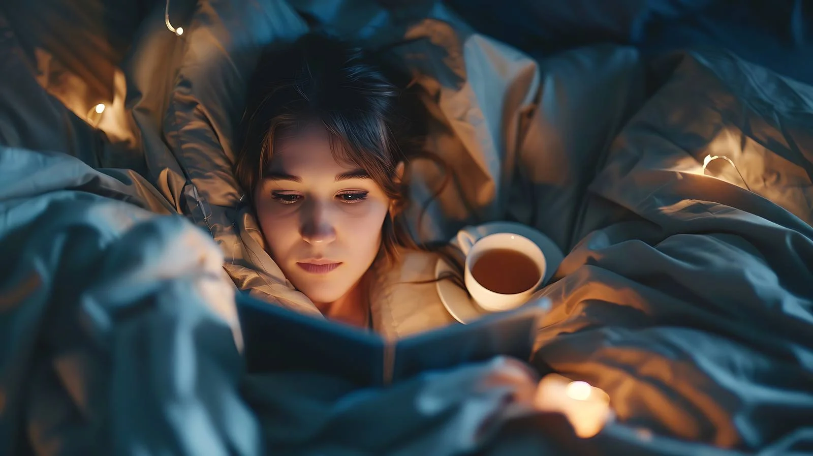 Relaxing Morning with Tea in Bed — free download from Dotvec