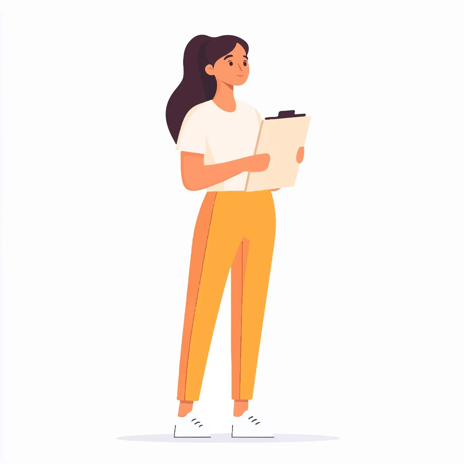 Young Medical Woman Holding Binder — free download from Dotvec