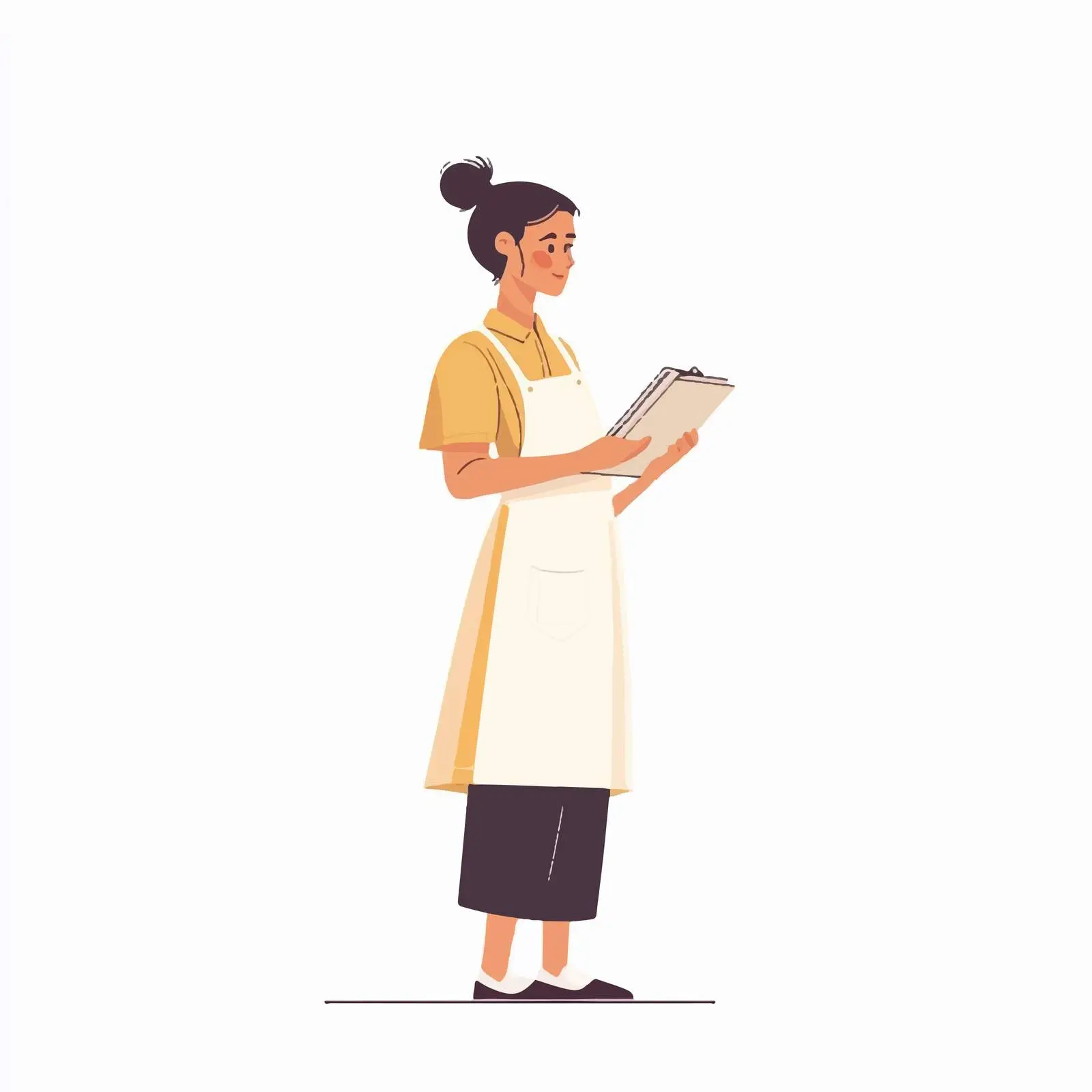 Young Woman Medical Worker with Binder – free hospital setting image from Dotvec