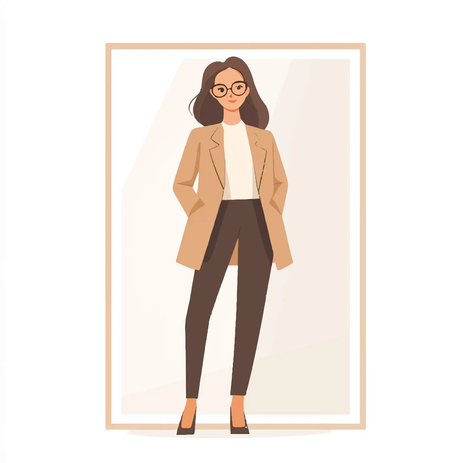 Young Woman Office Worker in Formal Attire — free download from Dotvec