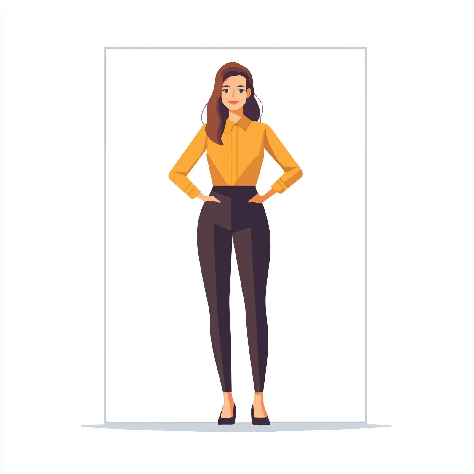 Young Woman Office Worker in Formal Attire — free download from Dotvec
