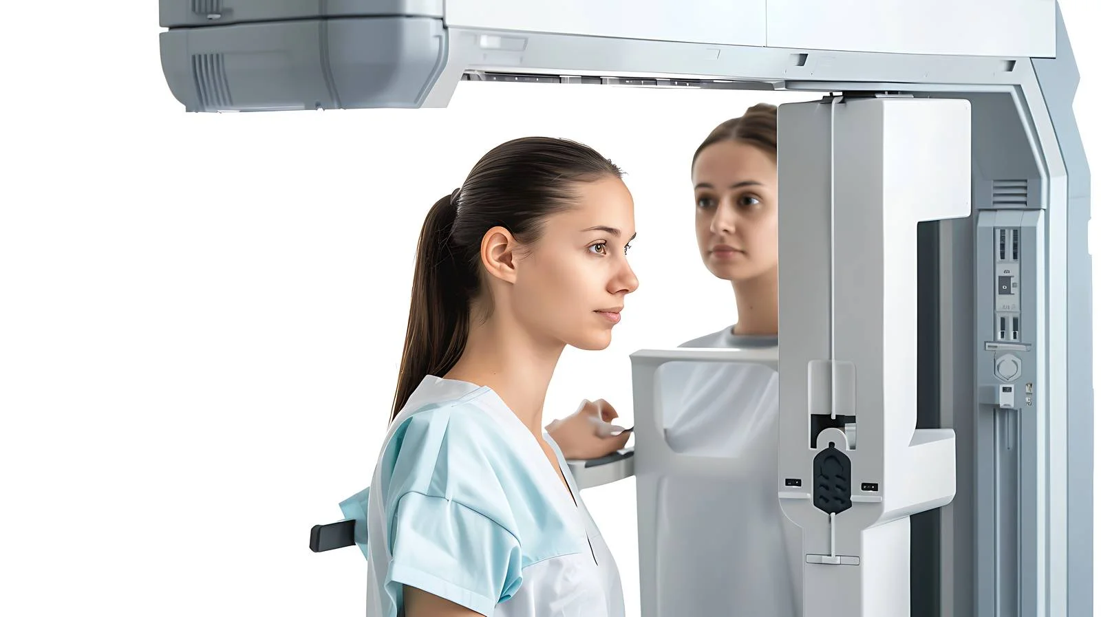 Medical X-Ray Procedure for Young Woman — free download from Dotvec