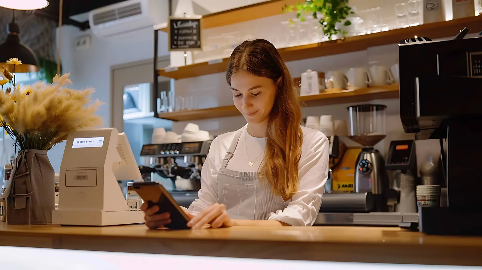 Mobile Payment at Checkout Counter — free download from Dotvec