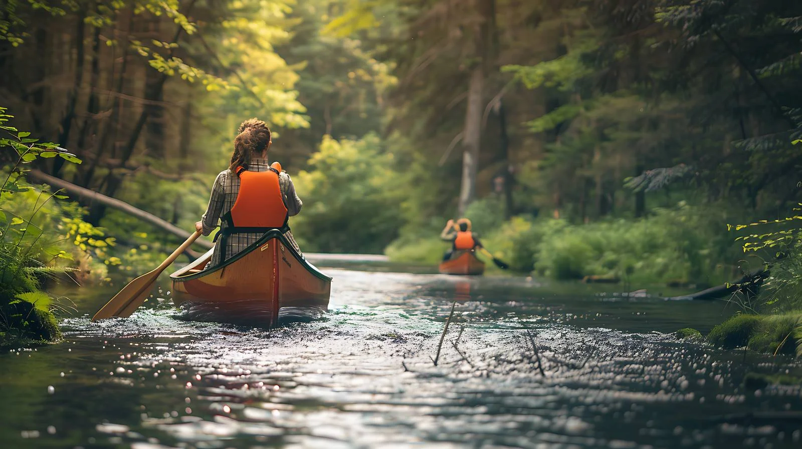 Forest Canoeing Adventure — free download from Dotvec