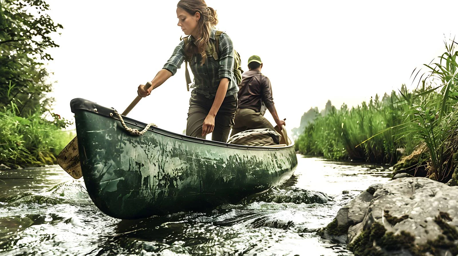 Forest Canoeing Adventure — free download from Dotvec