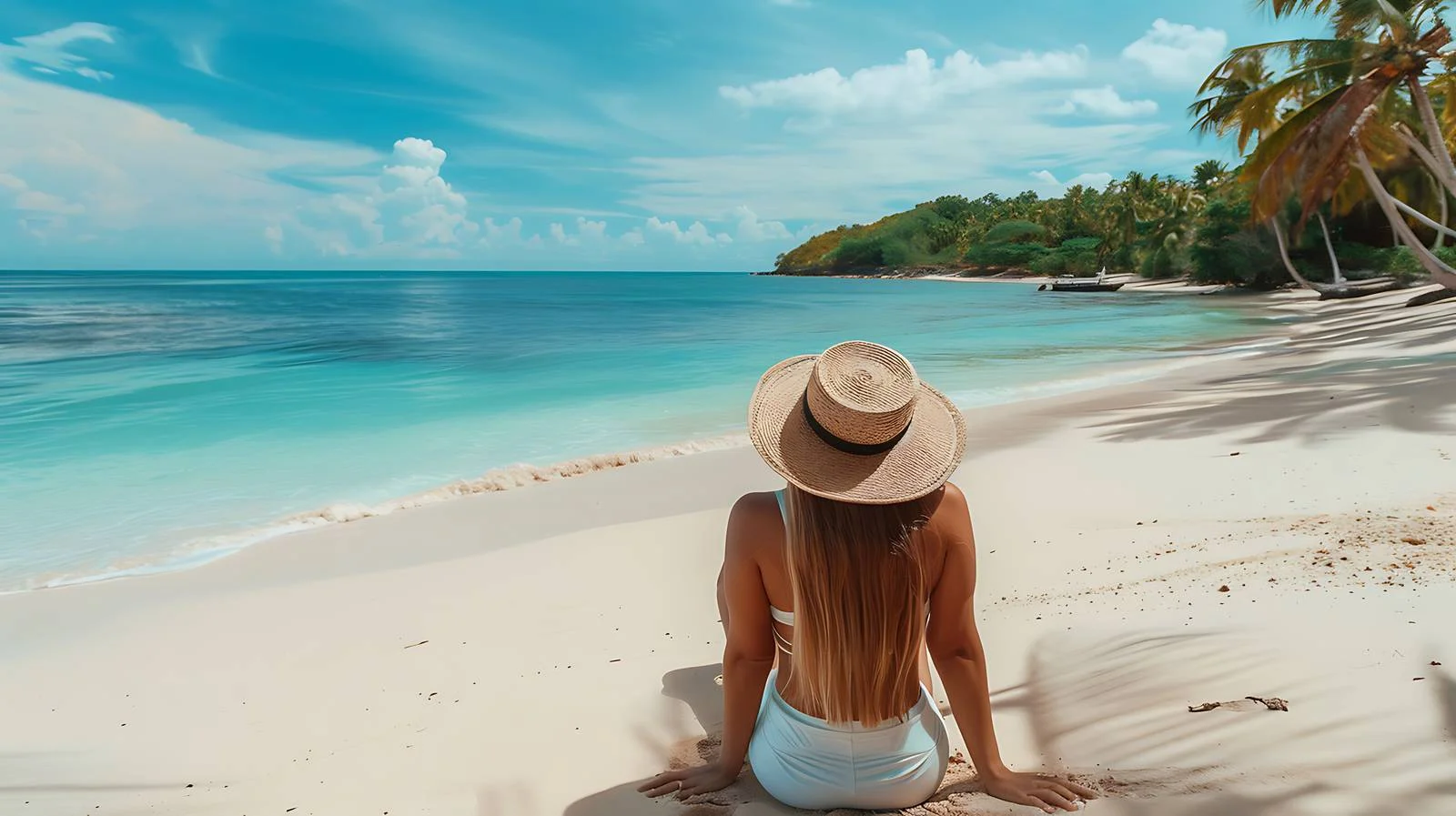 Tranquil Beach Relaxation Scene — free download from Dotvec