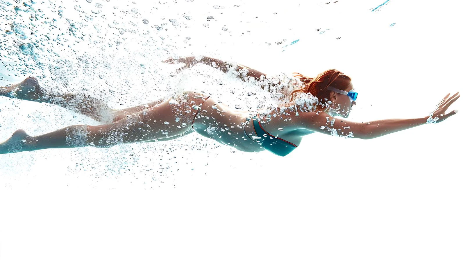 Backstroke Swimming in Pool — free download from Dotvec