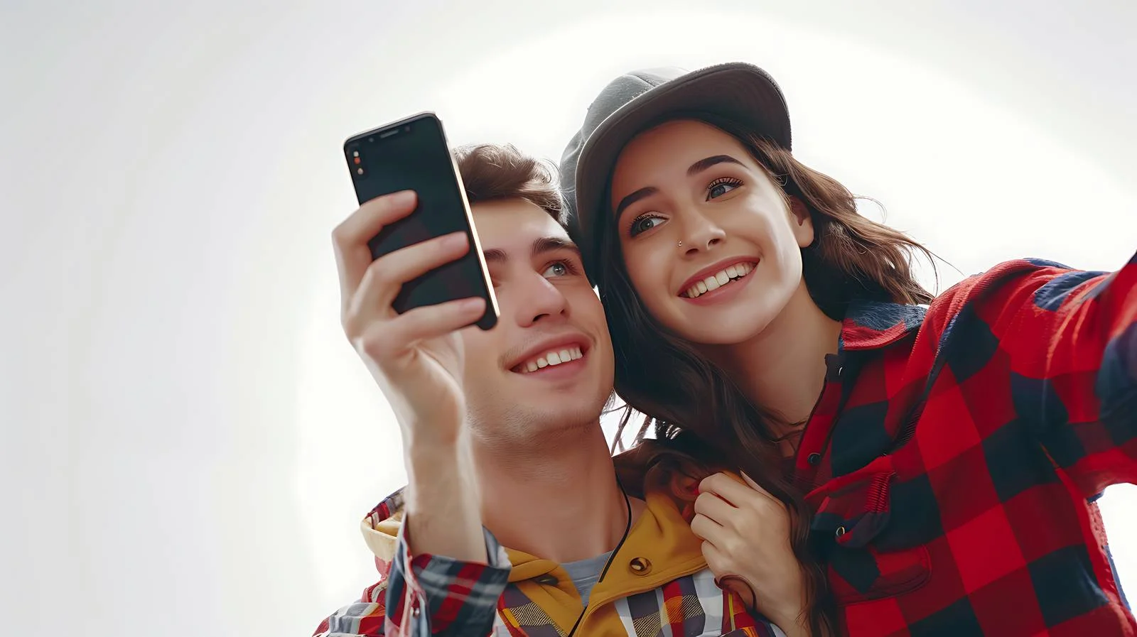 Couple Selfie Moment — free download from Dotvec