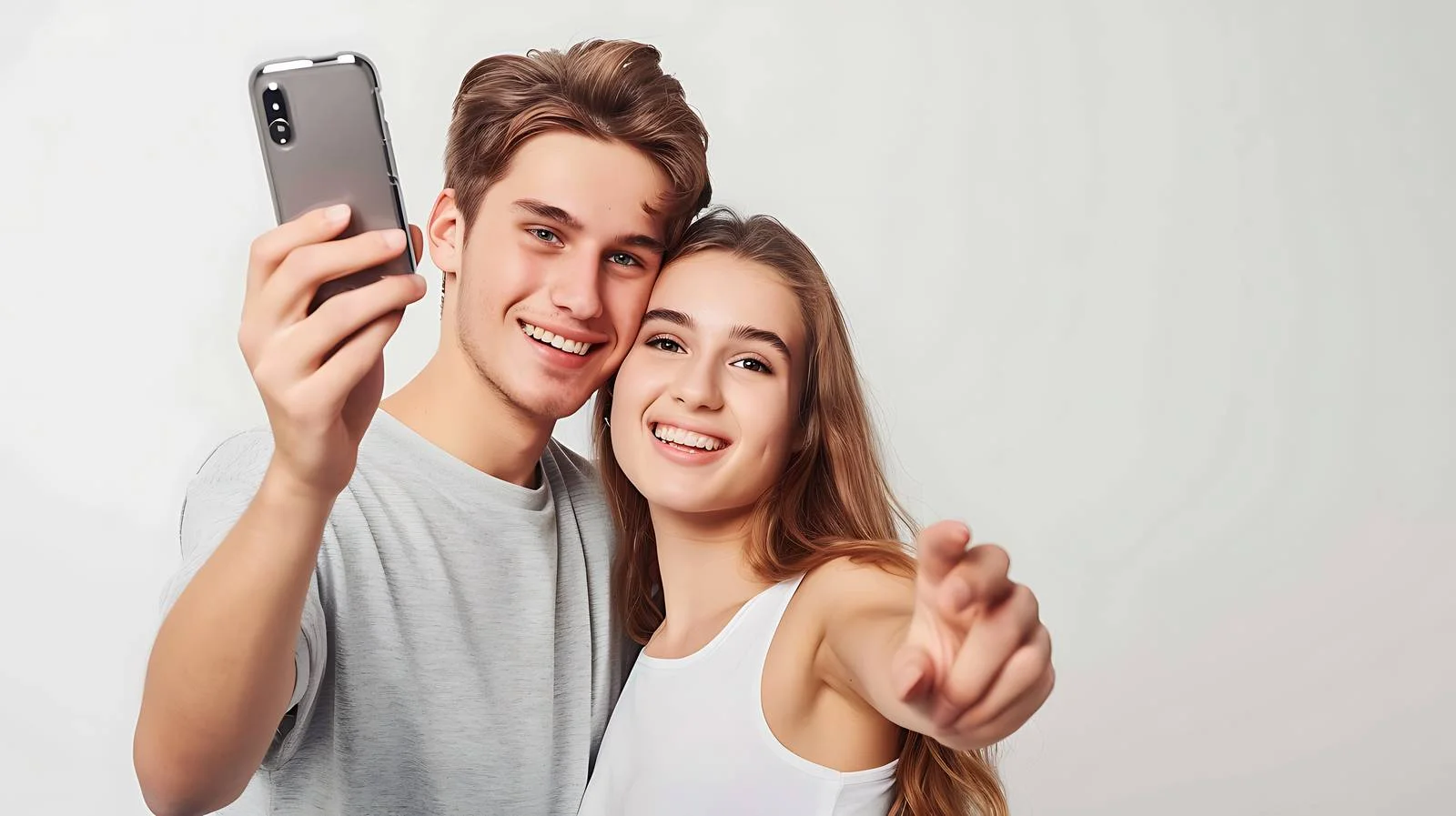 Couple Selfie Moment — free download from Dotvec