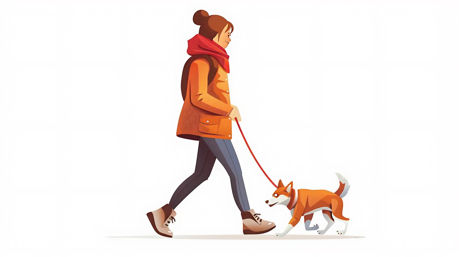 City Stroll with Dog — free download from Dotvec