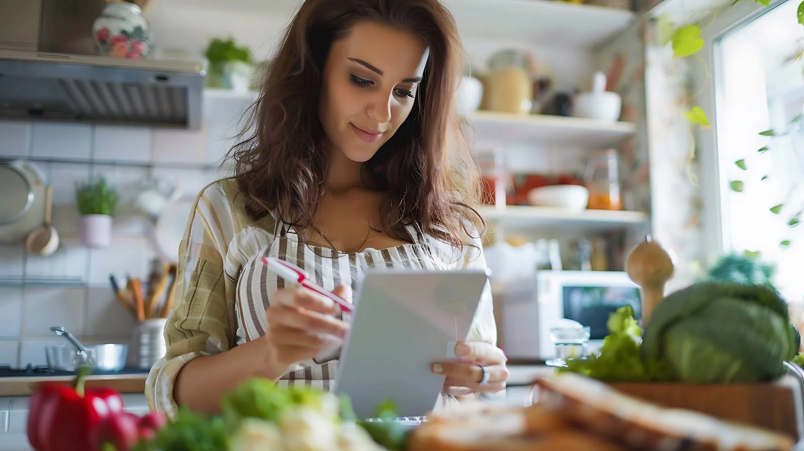 Woman Watching Video on Digital Tablet — free download from Dotvec