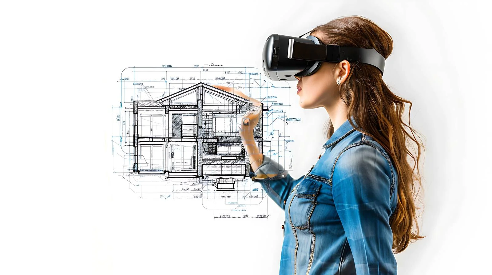 Virtual Reality Home Designing Concept — free download from Dotvec
