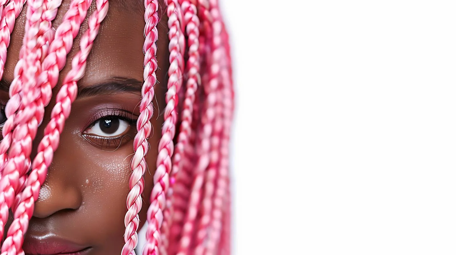 Close-up portrait isolated young woman — free download from Dotvec