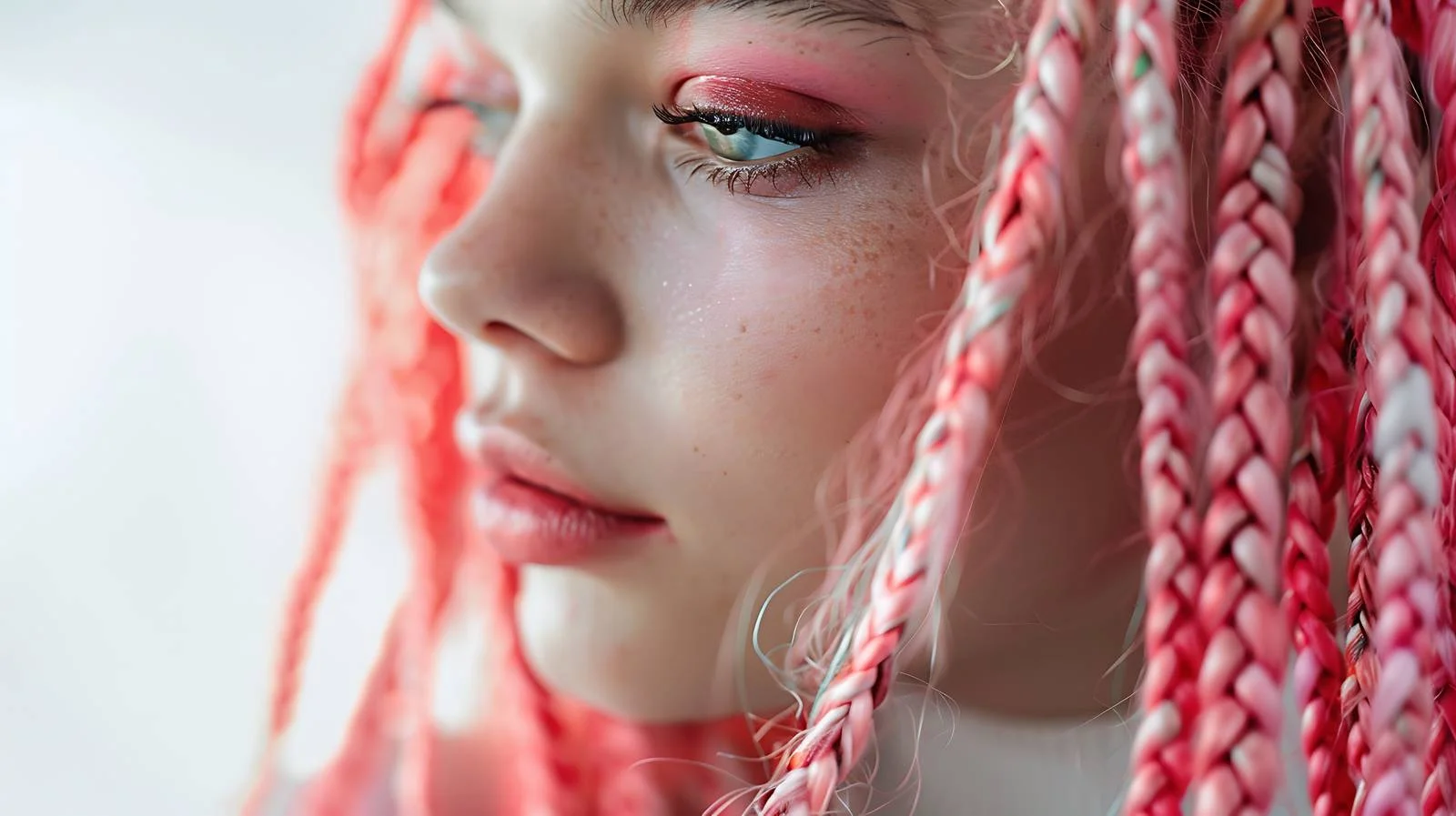 Close-Up Portrait of Young Woman — free download from Dotvec