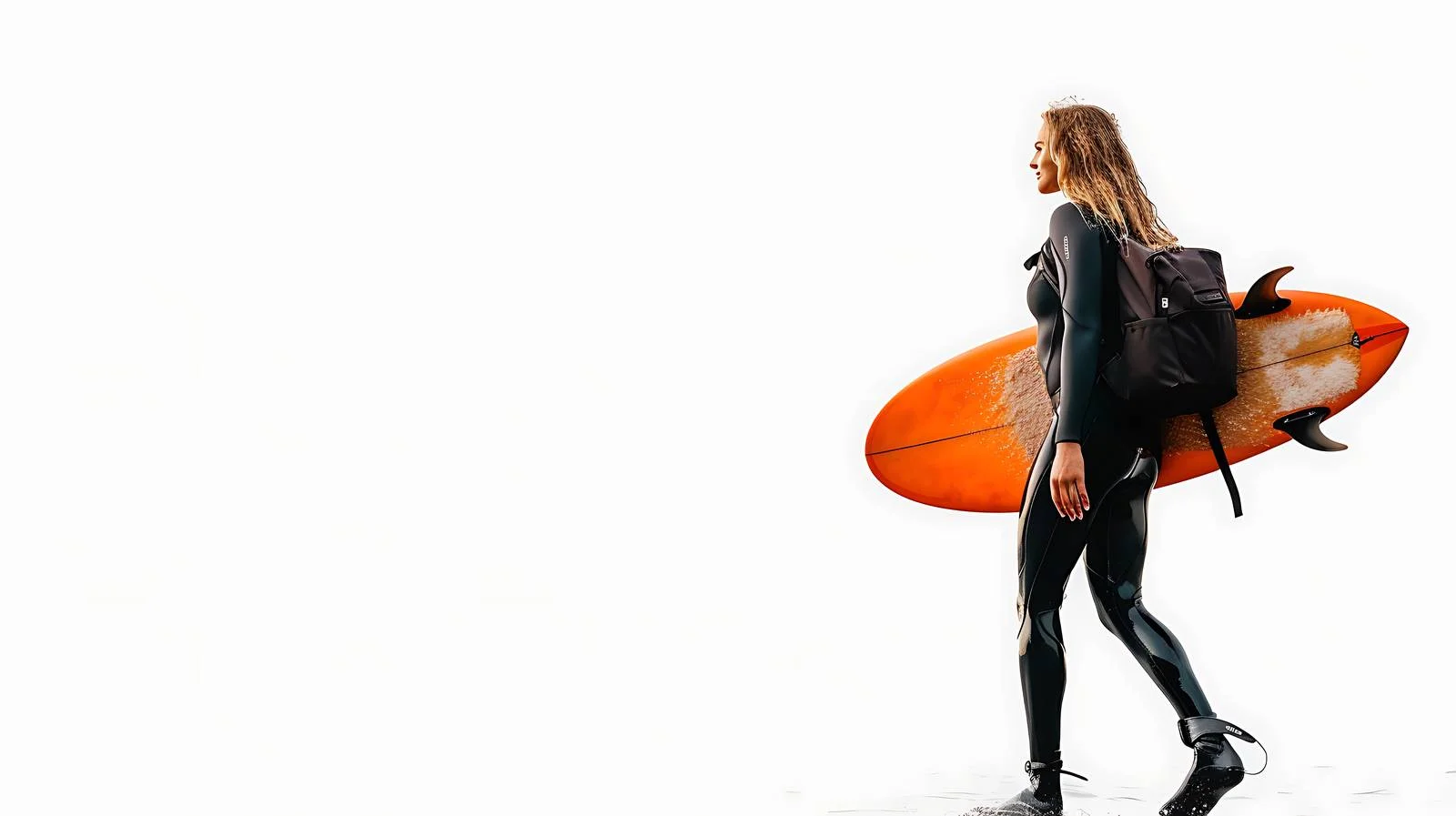 Young Woman Surfing Munich River — free download from Dotvec