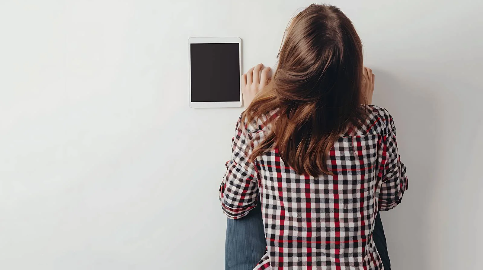 Woman Using Computer Equipment at Home — free download from Dotvec