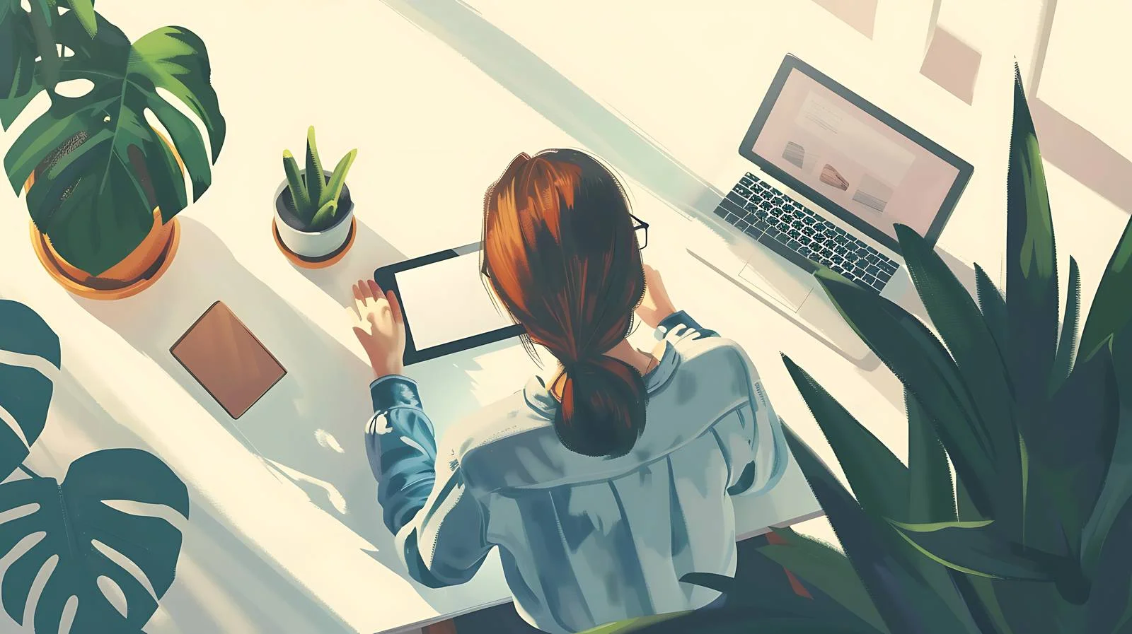 Home Office Computer Setup — free download from Dotvec