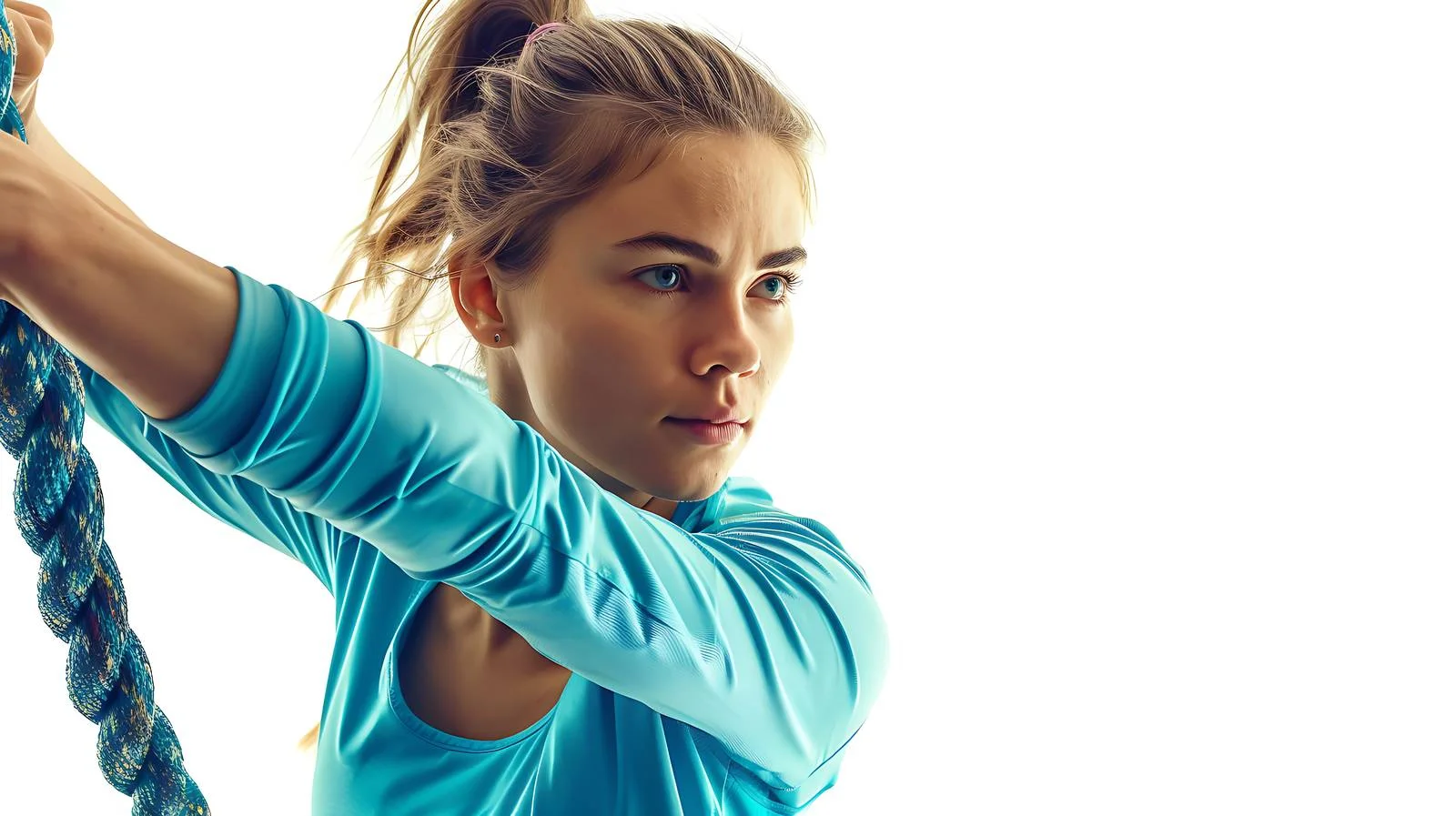 Young Women Rope Training Exercise — free download from Dotvec