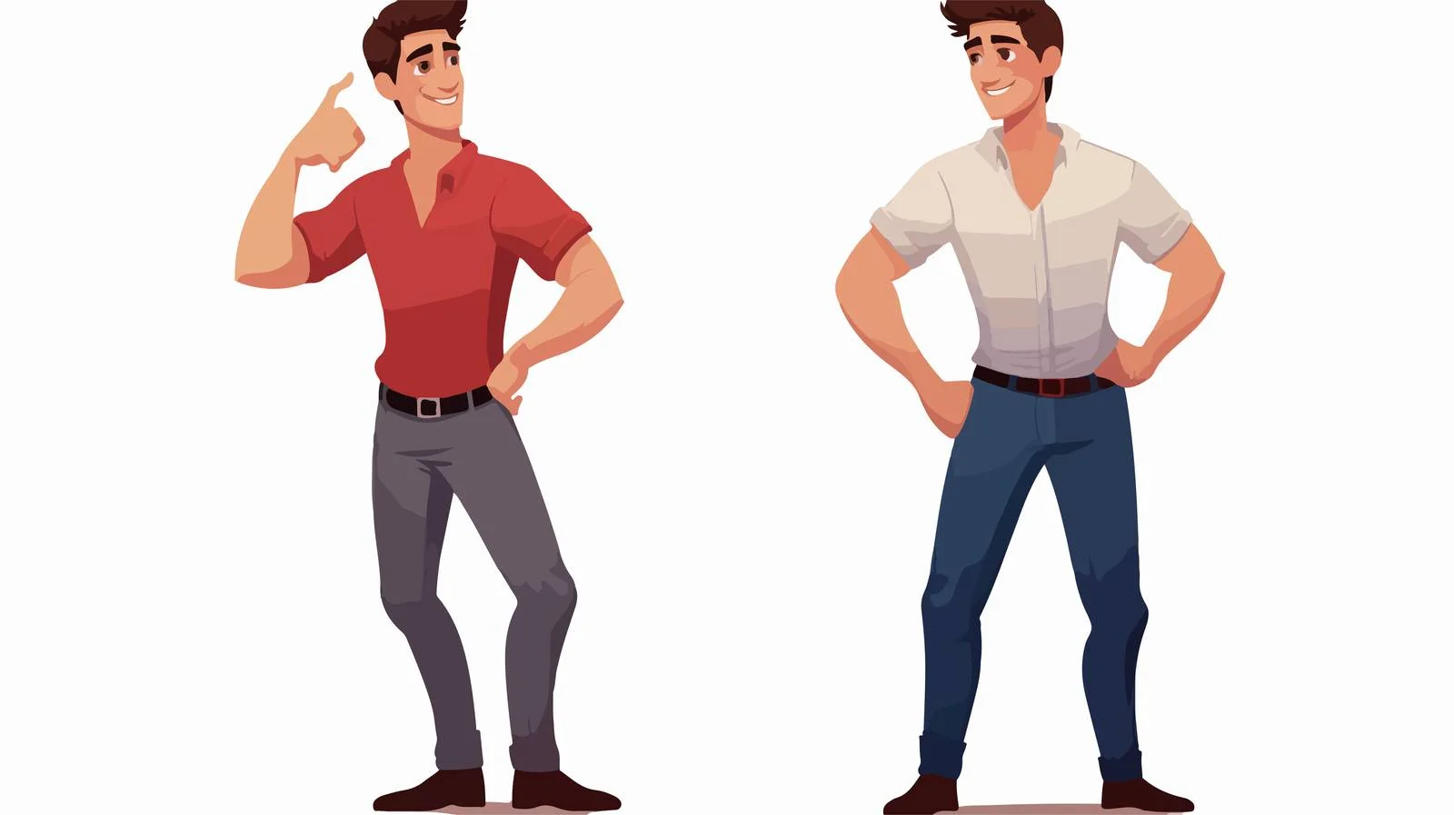 Confident Young Man in Pose — free download from Dotvec