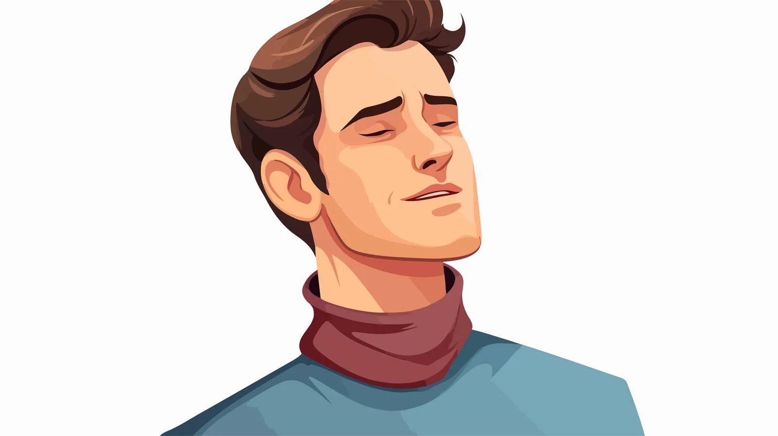 Illustration: Young Man Feeling Sick — free download from Dotvec