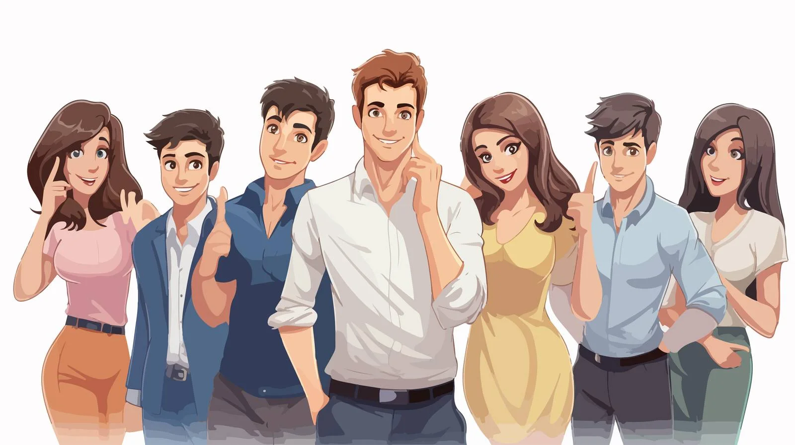 Confident Man Holding 'Yes' Sign – free said image from Dotvec