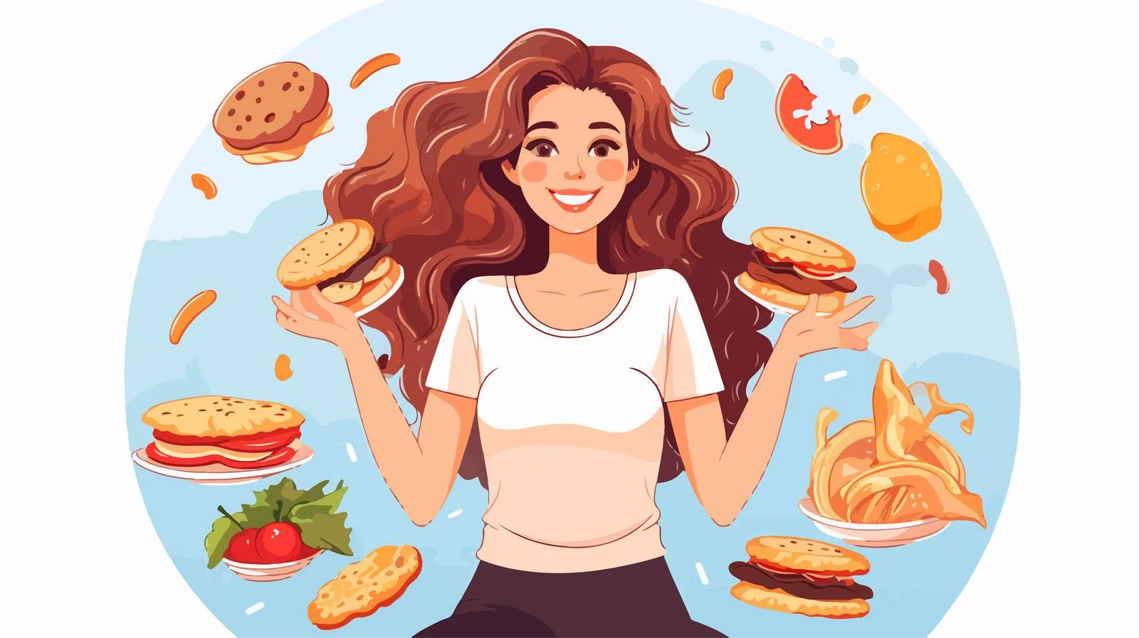 Woman Making Healthy Food Choice — free download from Dotvec