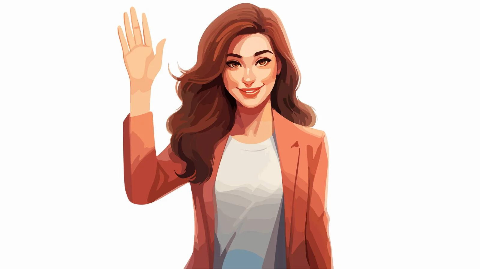 Professional Greeting Pose Portrait — free download from Dotvec