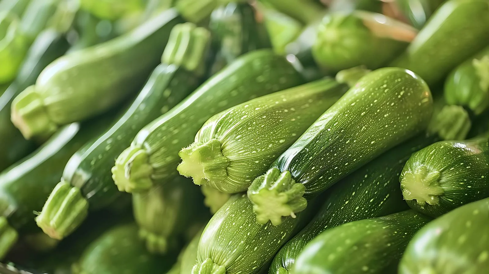 Fresh Green Zucchini Close-Up Market View — free download from Dotvec