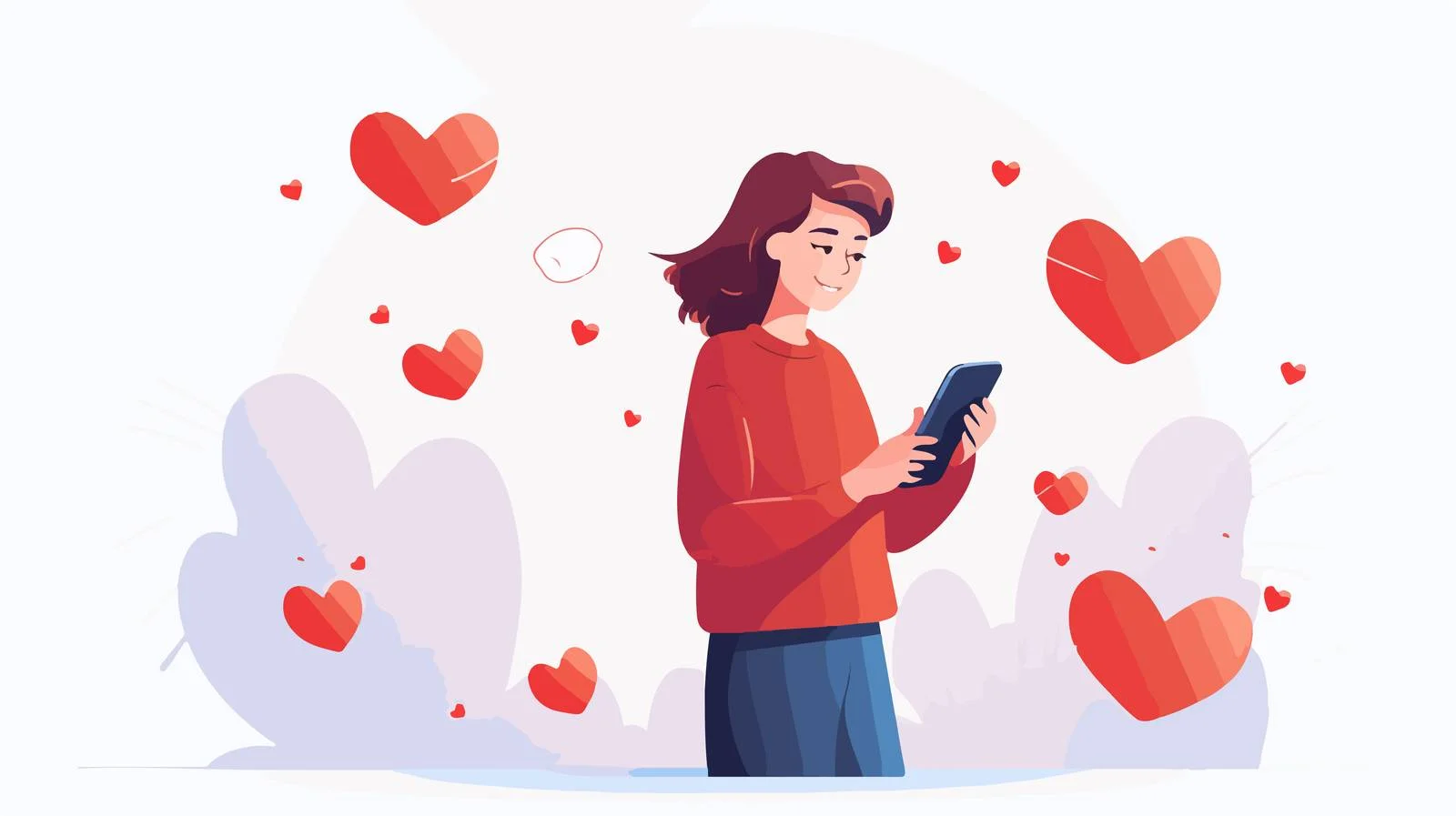 Social Media Notification Interaction — free download from Dotvec