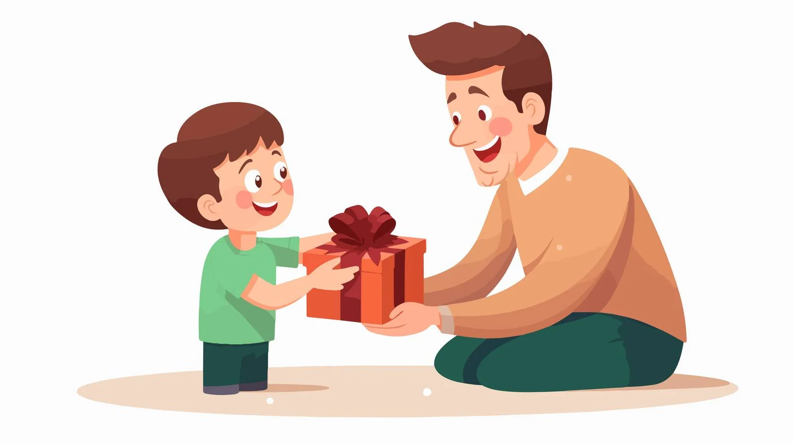 Kind Gesture Cartoon Illustration — free download from Dotvec