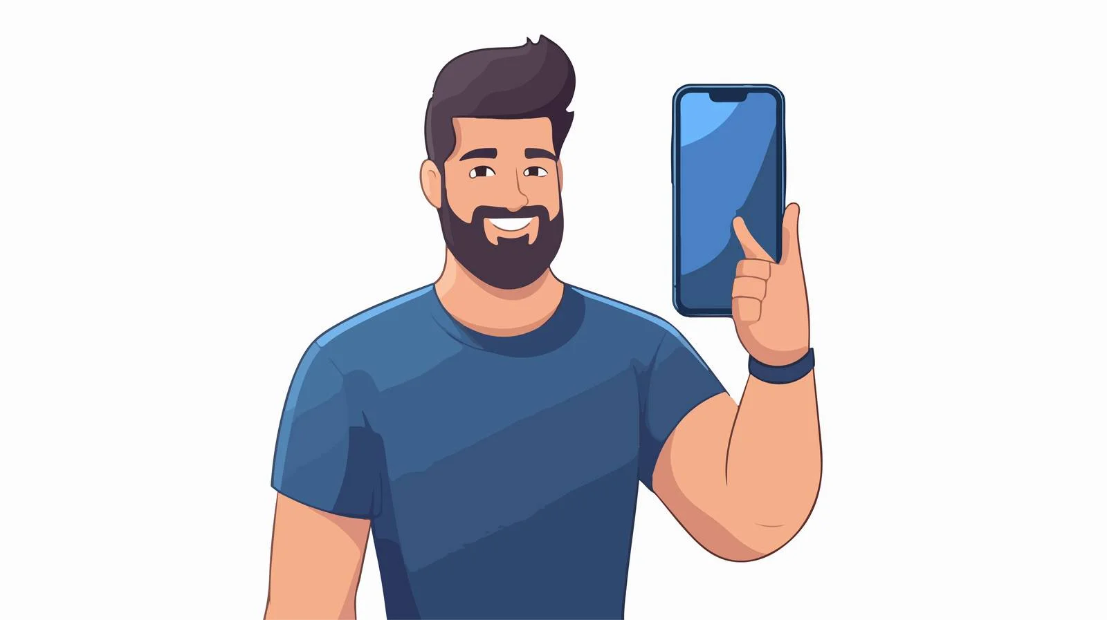 Professional Mobile Screen Presentation — free download from Dotvec
