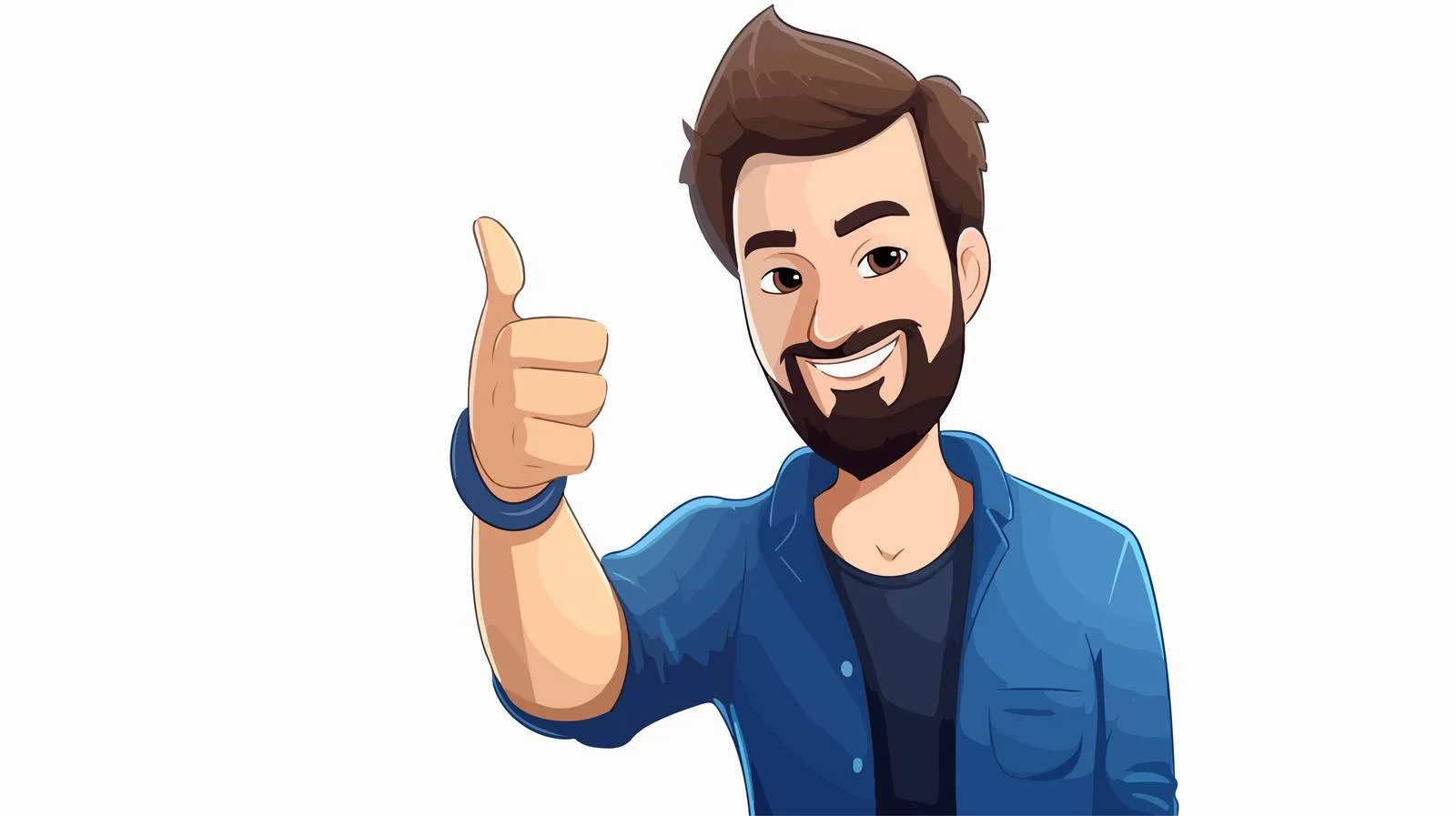 Young Man Showing Phone Screen Approval — free download from Dotvec