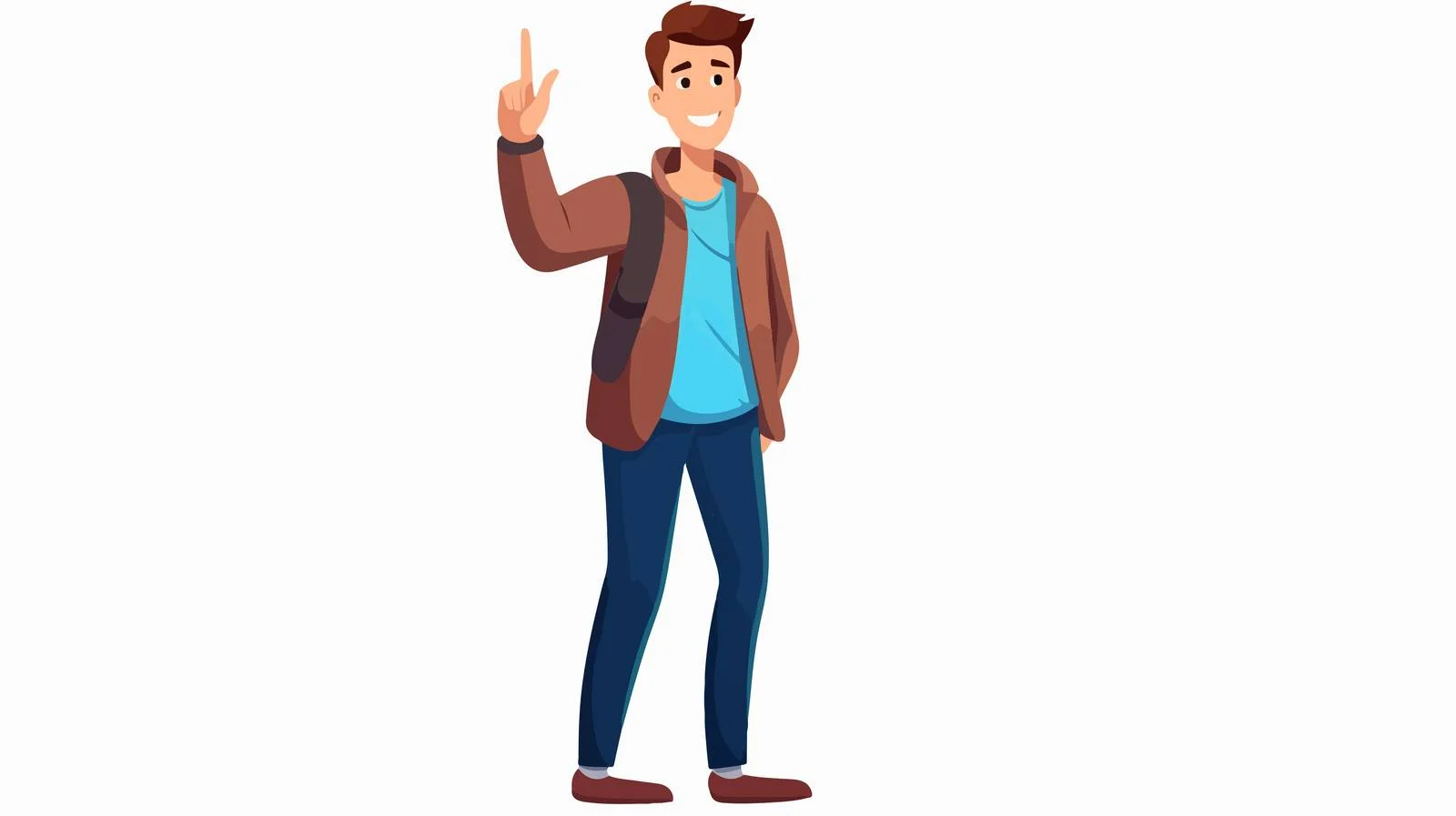 Young Man Using Smartphone and Showing OK Gesture — free download from Dotvec