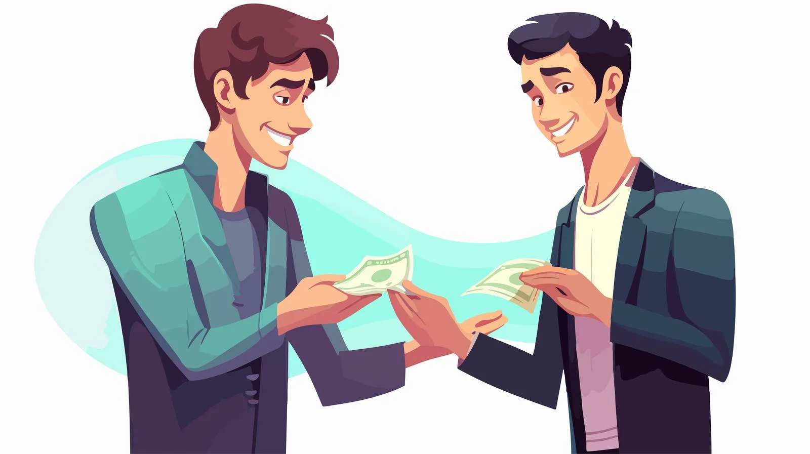 Financial Scam Warning Cartoon Illustration — free download from Dotvec