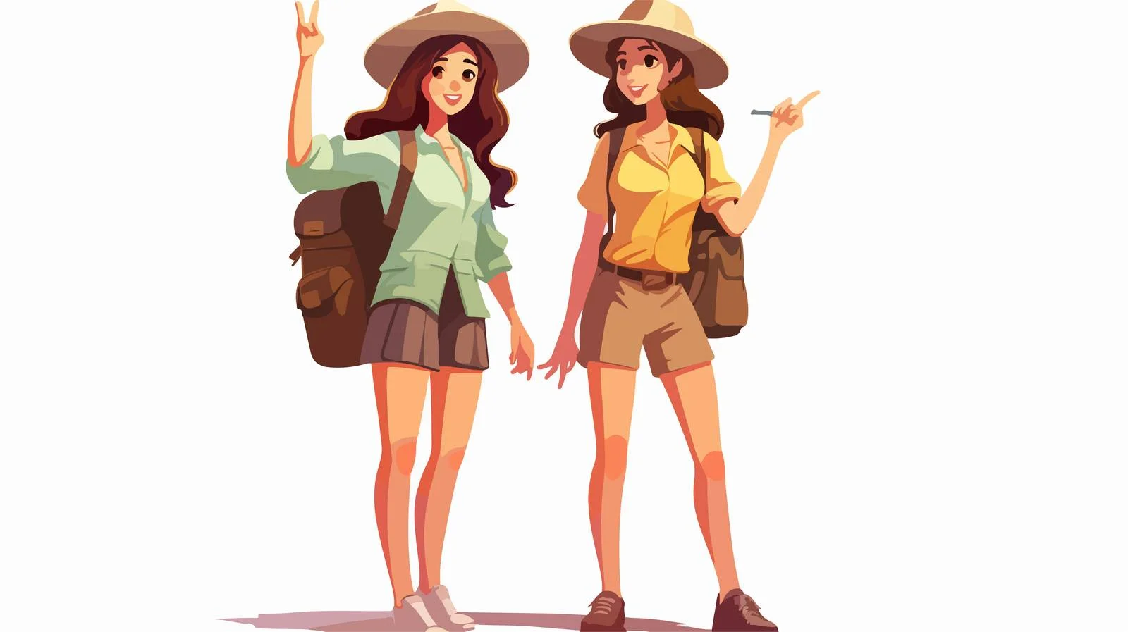 Friends Ready for Vacation — free download from Dotvec