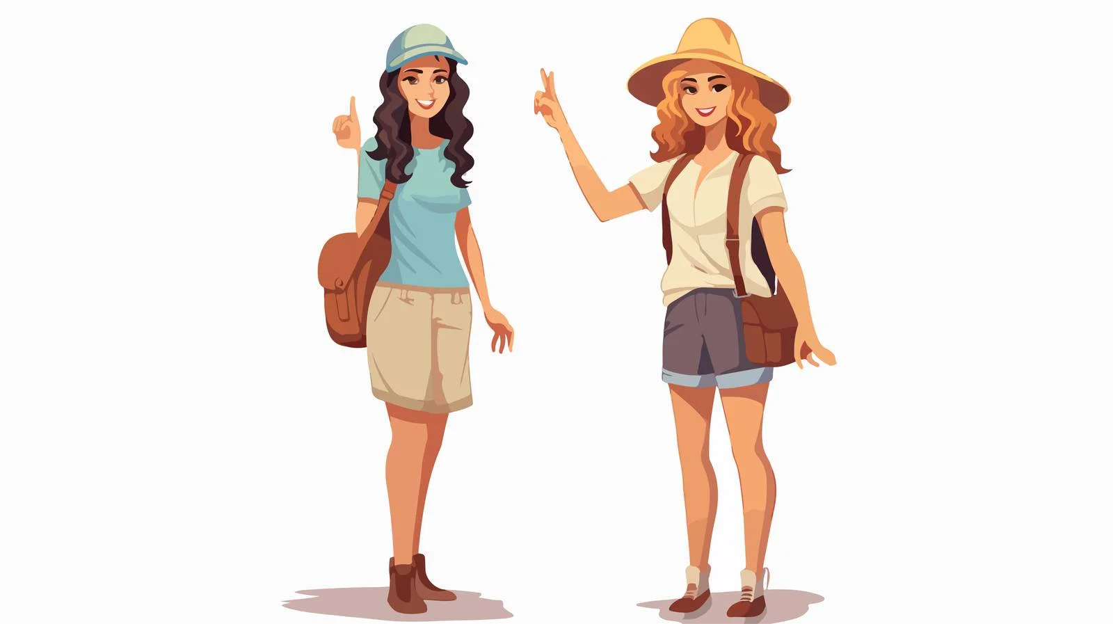 Eager Vacationers Ready for Adventure — free download from Dotvec