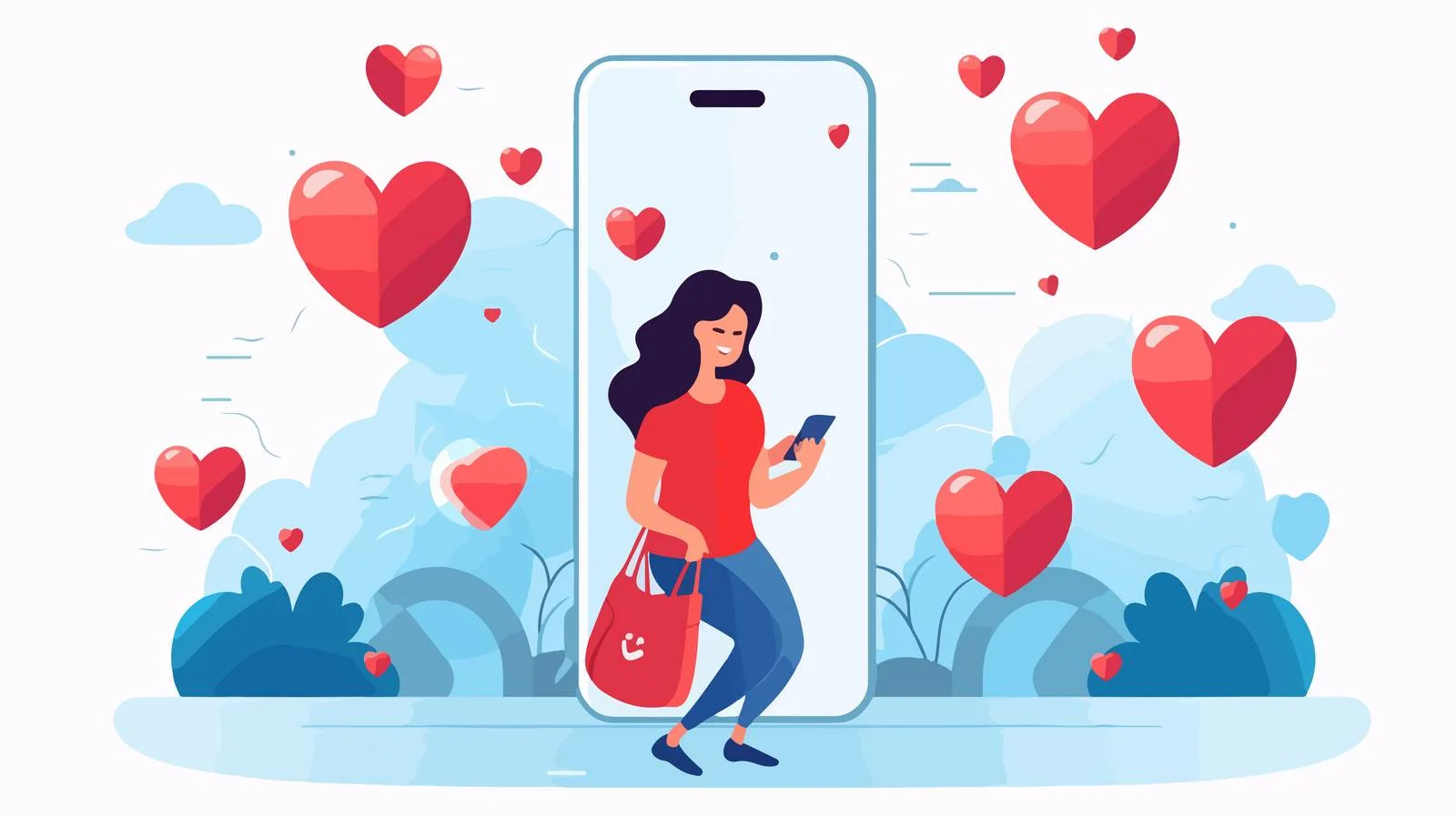 Social Media Notification on Smartphone — free download from Dotvec