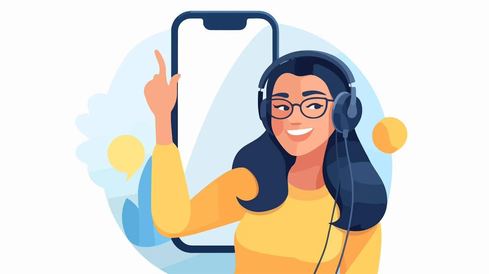 Professional Woman Shows Ok on Phone — free download from Dotvec