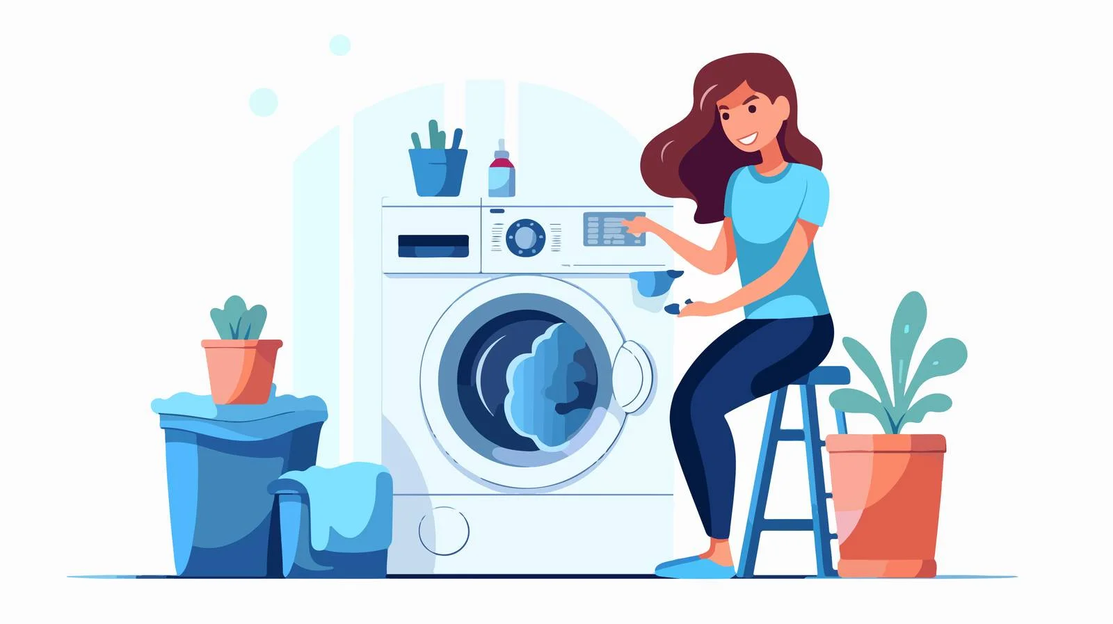 Efficient Laundry Washing with Modern Technology — free download from Dotvec
