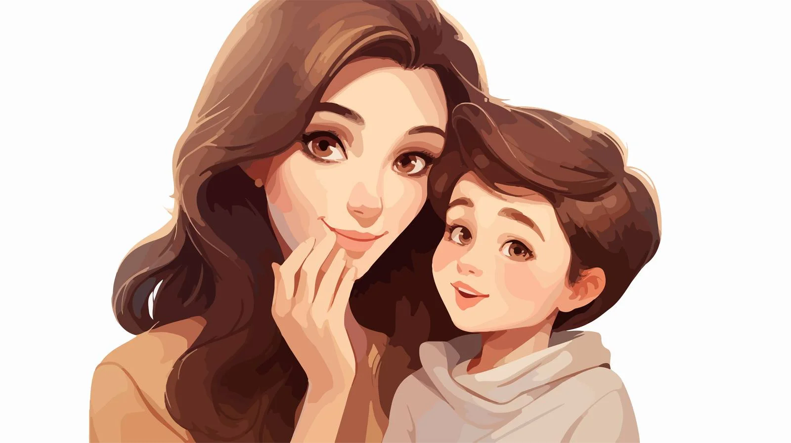 Whispering Secrets with Little Boy Cart — free download from Dotvec