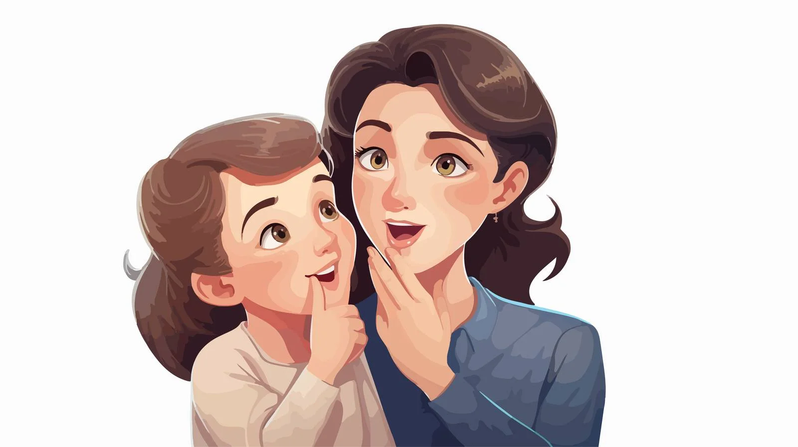 Whispering Secret with Little Boy — free download from Dotvec